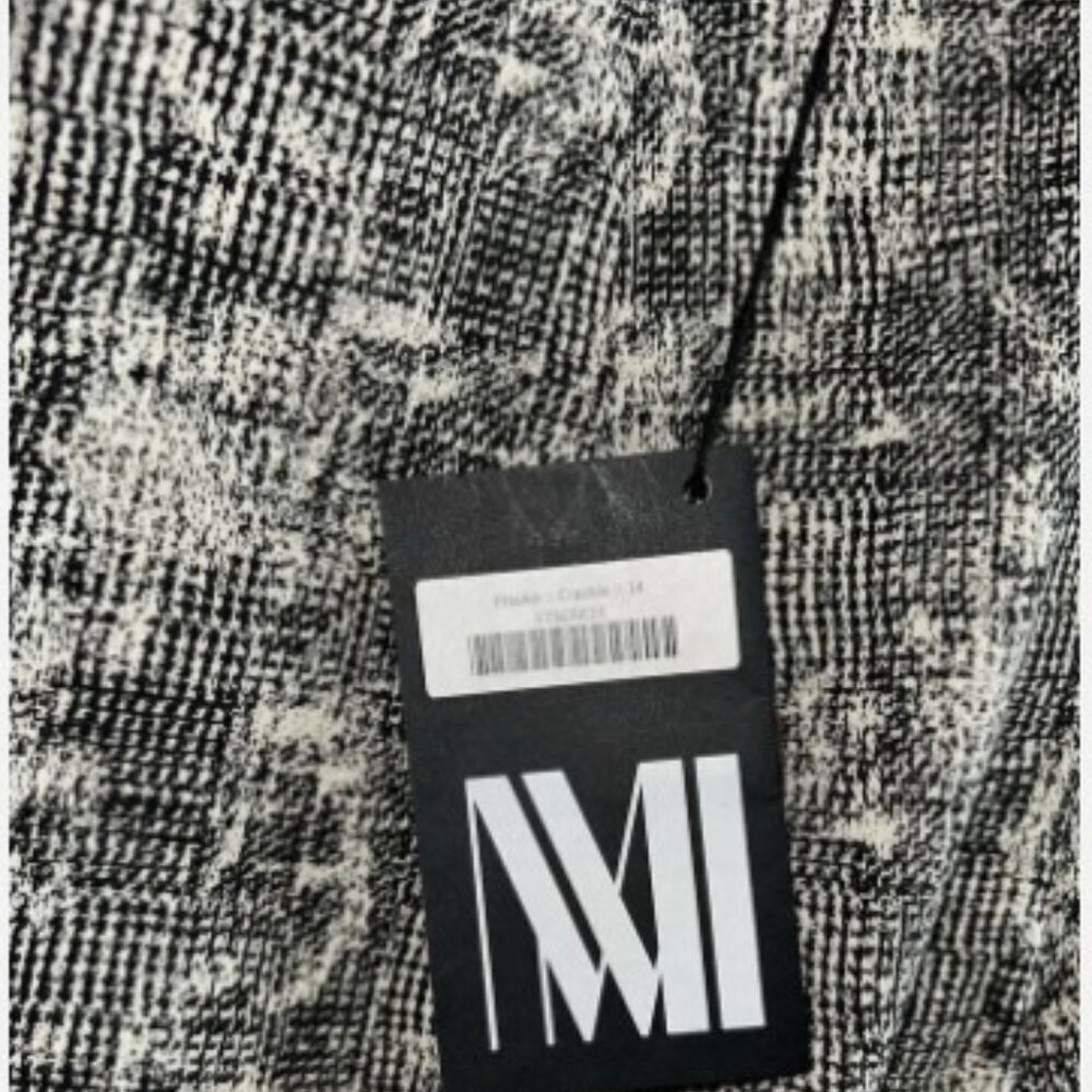 NEW MM. LAFLEUR The Etsuko Crackle Dress Women's Size 14 Workwear Pockets - Picture 7 of 9